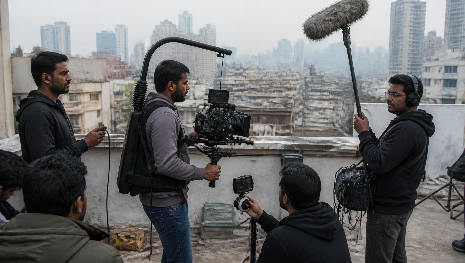 Behind the scenes on a Videowale production day